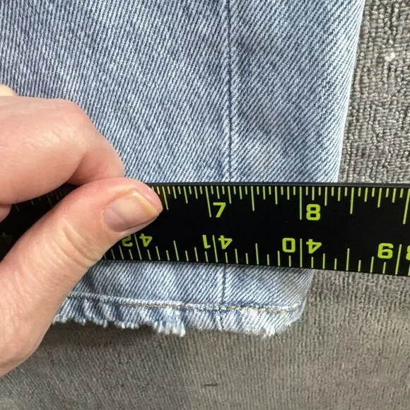 Agolde Broken Waistband Jean Womens 25 Blue Wide Leg High Rise Light Wash - Picture 8 of 11